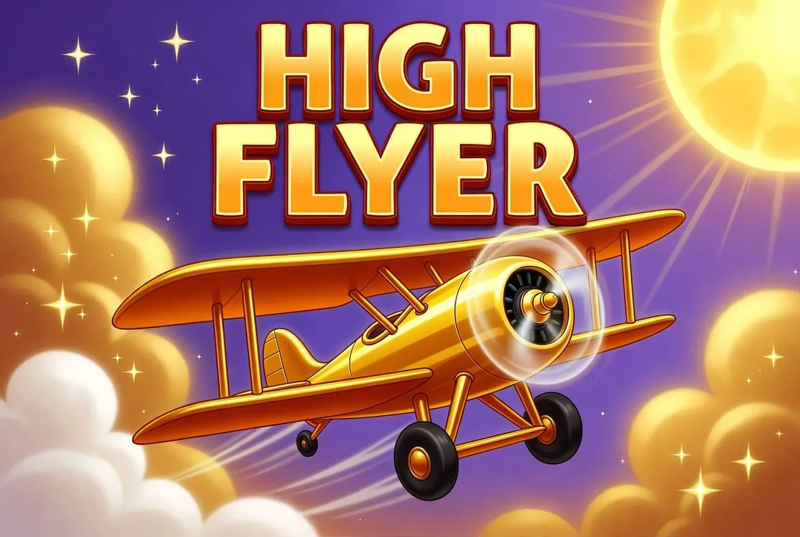 Antarmuka ronde High Flyer dengan pengali dan tombol tarik